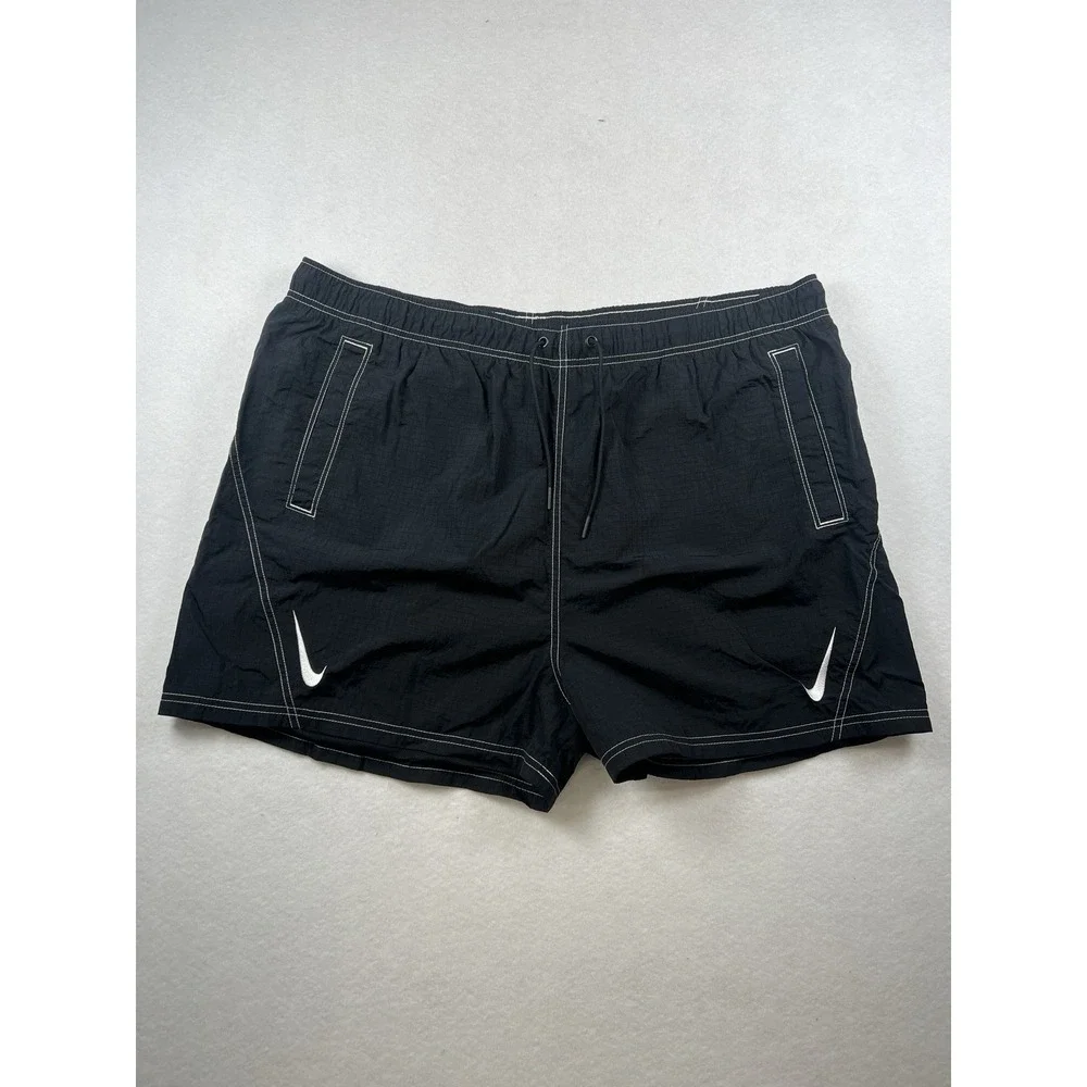 Nike Sportswear Swoosh Women's Woven High-Rise Shorts - Size XXL (DD5592-010)‎